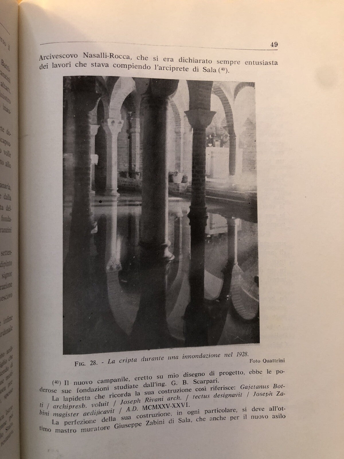 L'antica Pieve di sala Bolognese e il suo restauro, Giuseppe Rivani 1963 Vighi