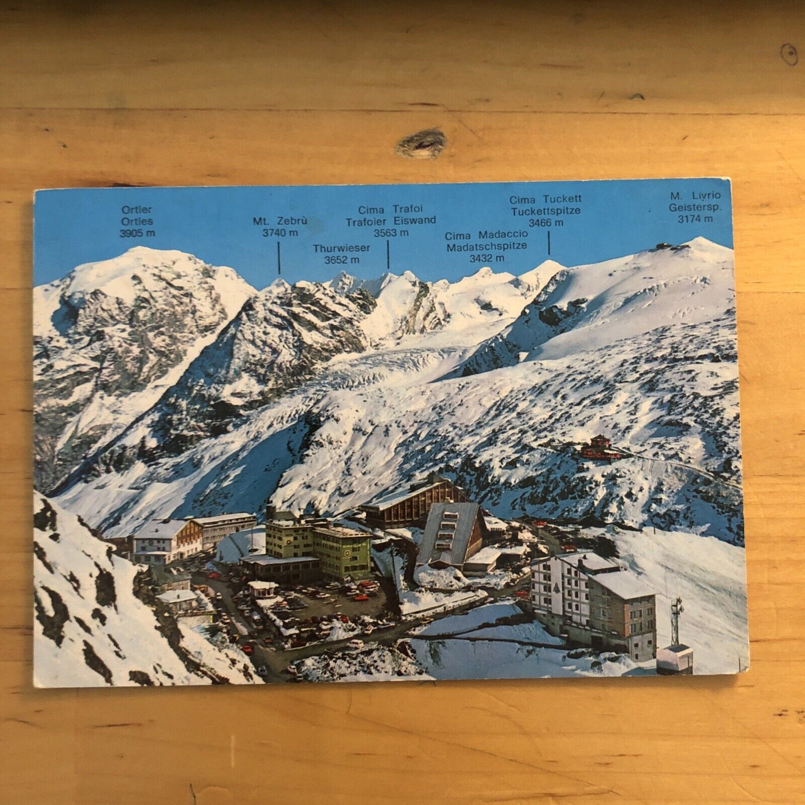 Cartolina PASSO STELVIO, VIAGGIATA