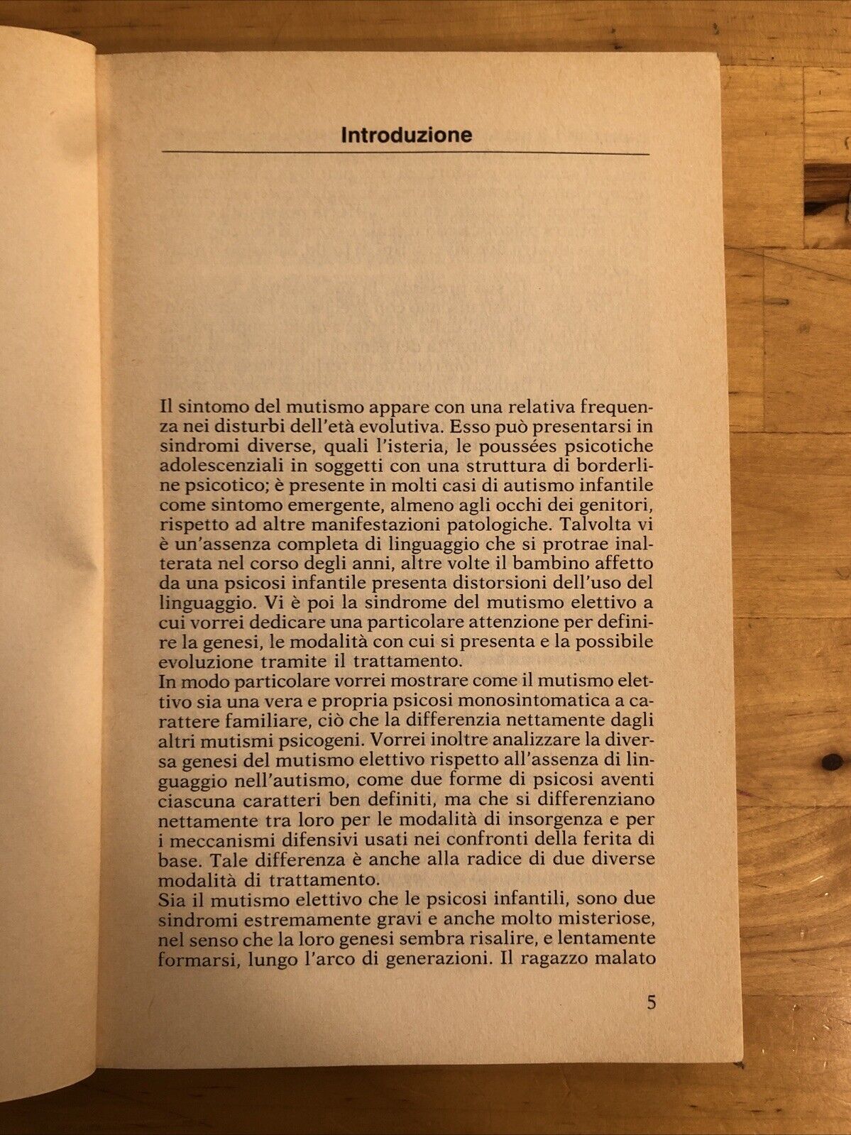 Mutismo elettivo e psicosi - Eleonora Fe' d'Ostiani. Borla editore 1987