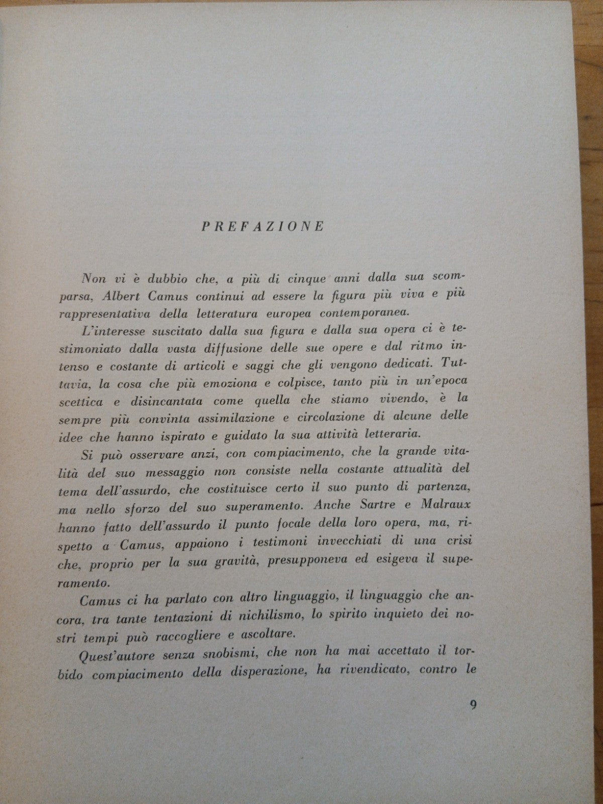 Uomo in rivolta Albert Camus Vera Passeri Pignoni Cappelli ed Scienze Umane 1965