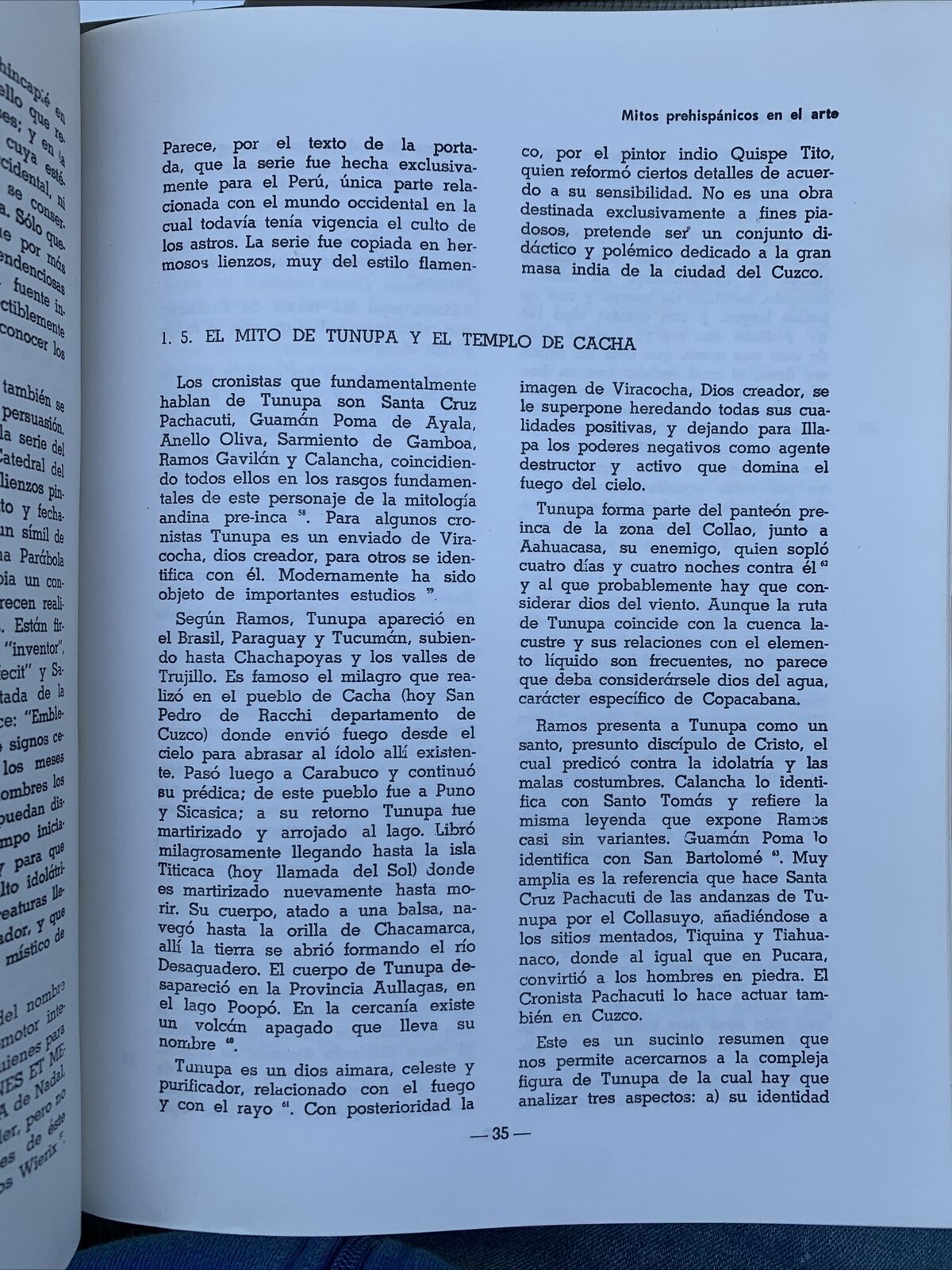 ICONOGRAFIA y mitos indigenas en el arte. Teresa Gisbert 1980 primera edicion #