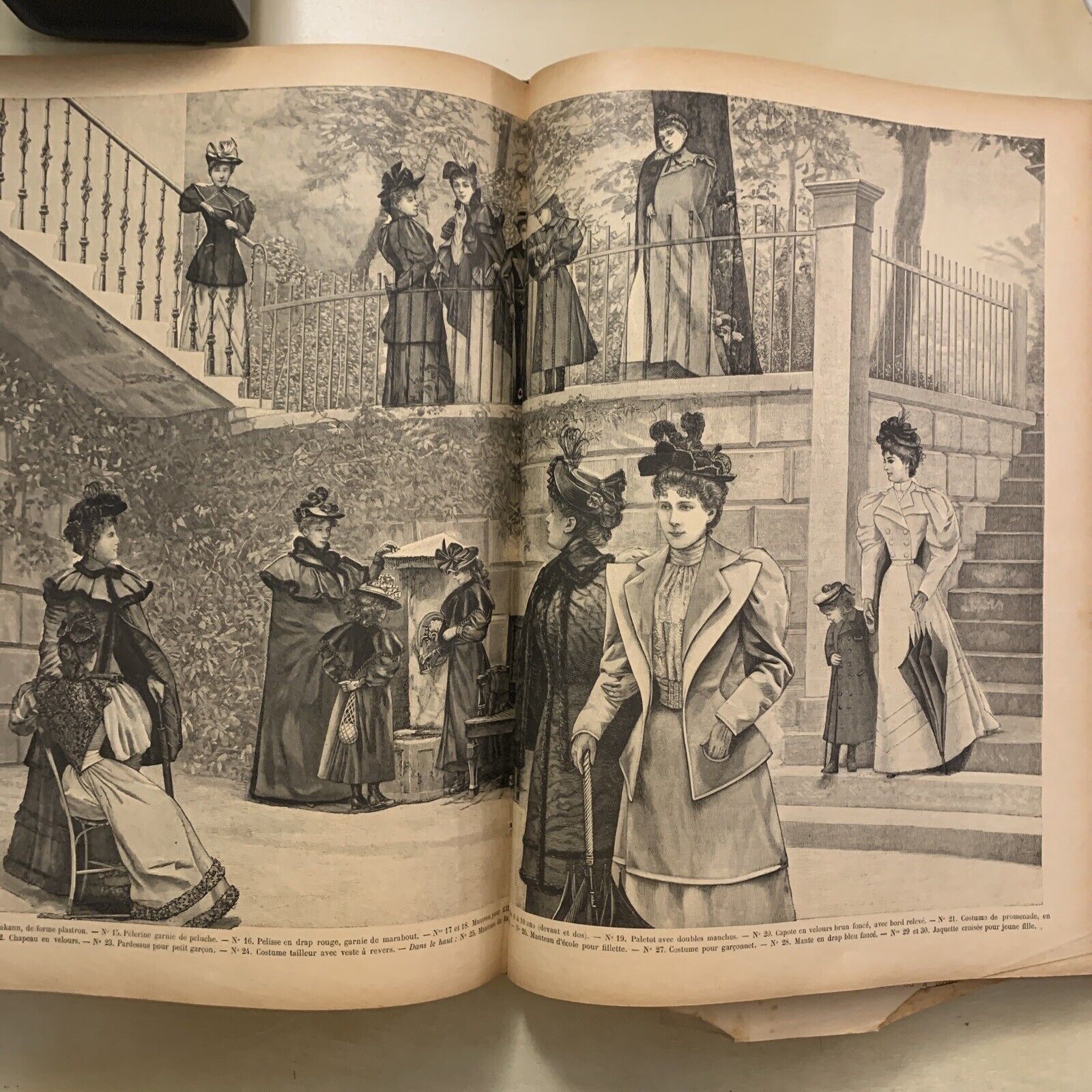 PARIS MODE antique french fashion magazine. Mode français 1893. 24 issues