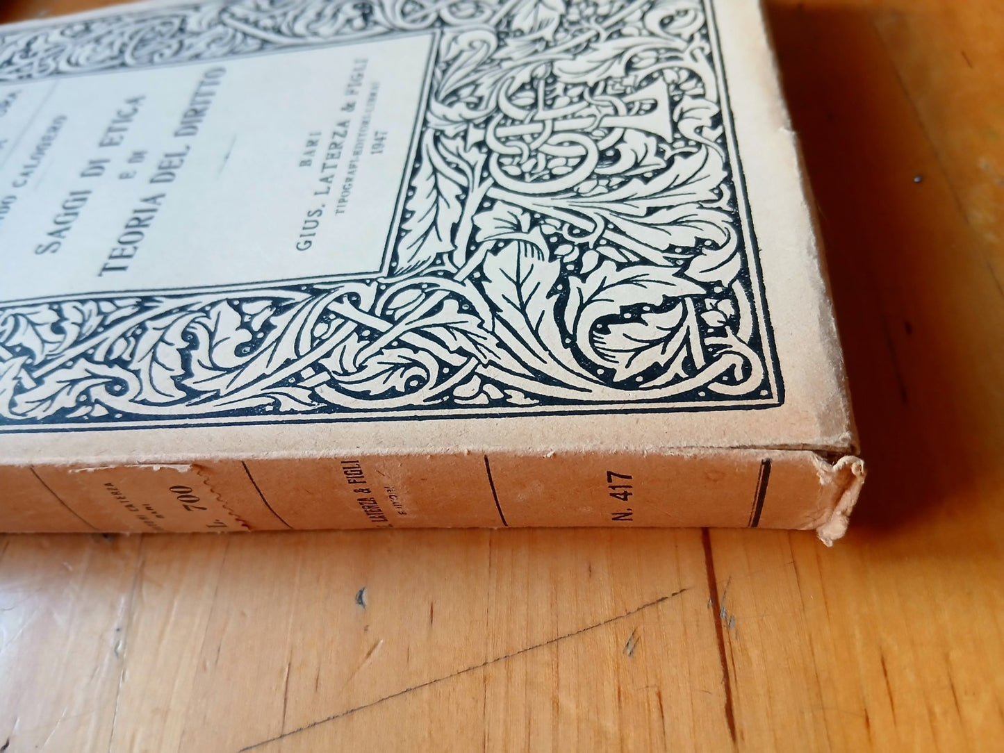 Saggi di etica e di teoria del diritto - Guido Calogero - Laterza 1947