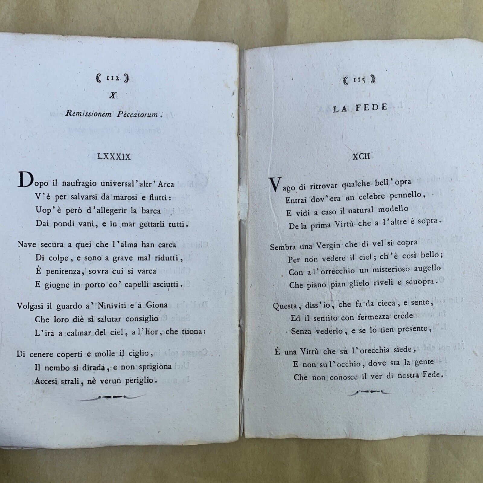 ULTIME POESIE DEL CANONICO K. ALBERTO BACCANTI - Casalmaggiore 1804, Bizzarri ed