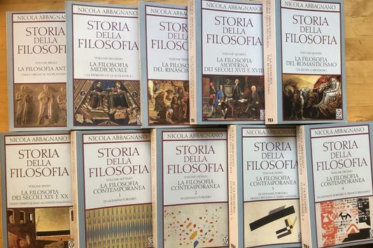 Storia della Filosofia - Nicola Abbagnano, TEA edizioni 1995 completa 10 volumi