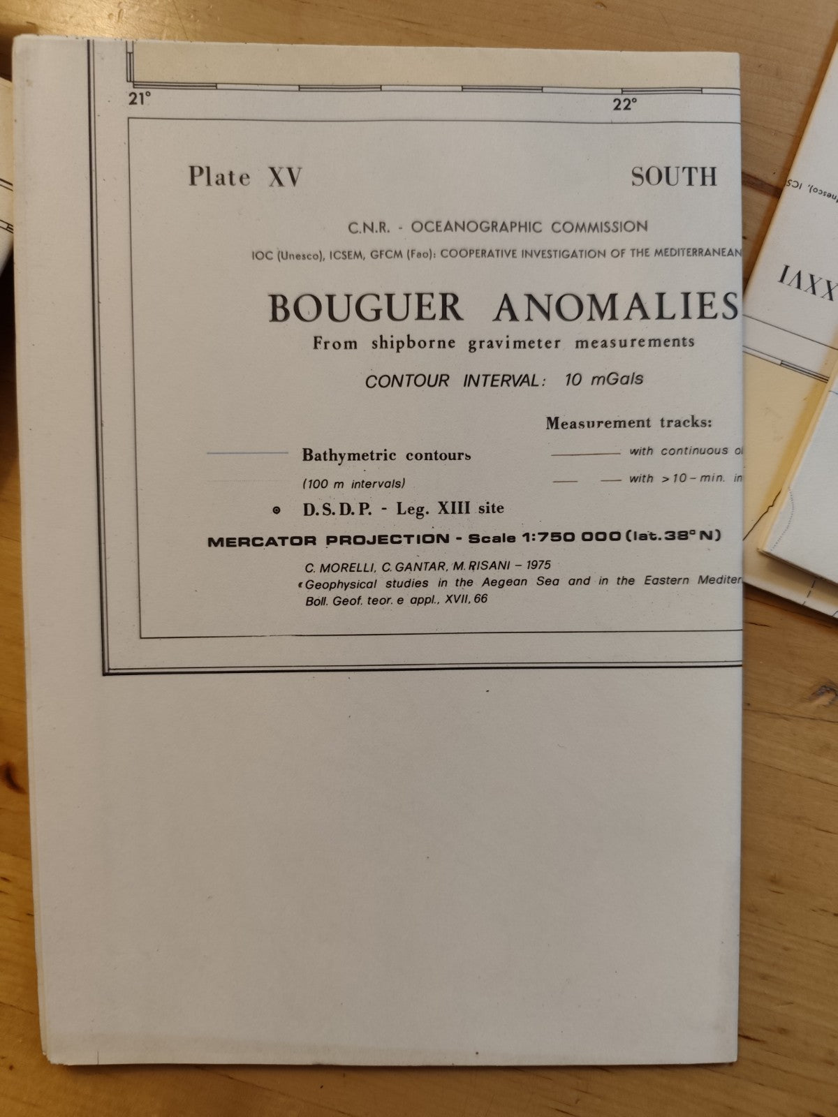 Cartografie geologia tettonica geofisica batimetria Italia, 27 ampie cartografie