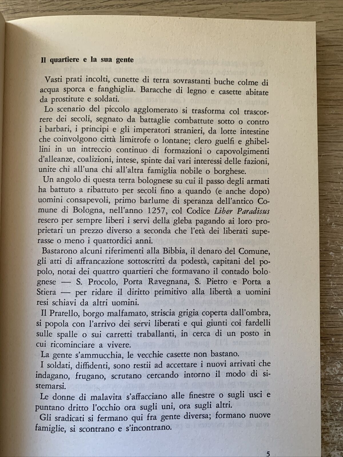 Il Pratello (via del Pratello Bologna) Odette Righi. Vangelista 1986