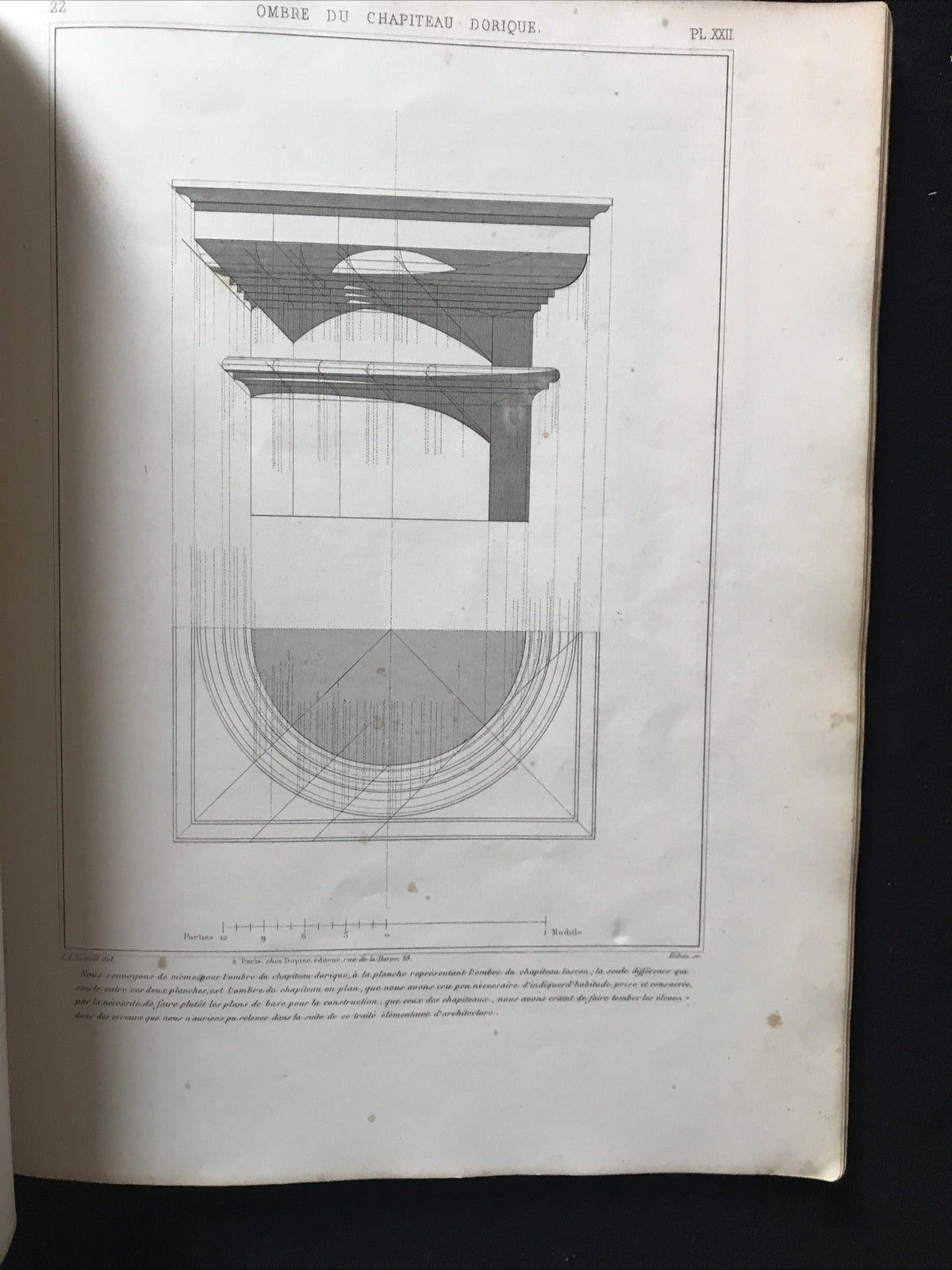Traité élementaire D'ARCHITECTURE étude cinq ordres, 5 ordini Architetto Vignola