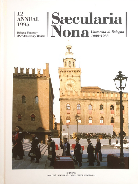 Saecularia Nona Università di Bologna 12 annual 1995 Bologna University