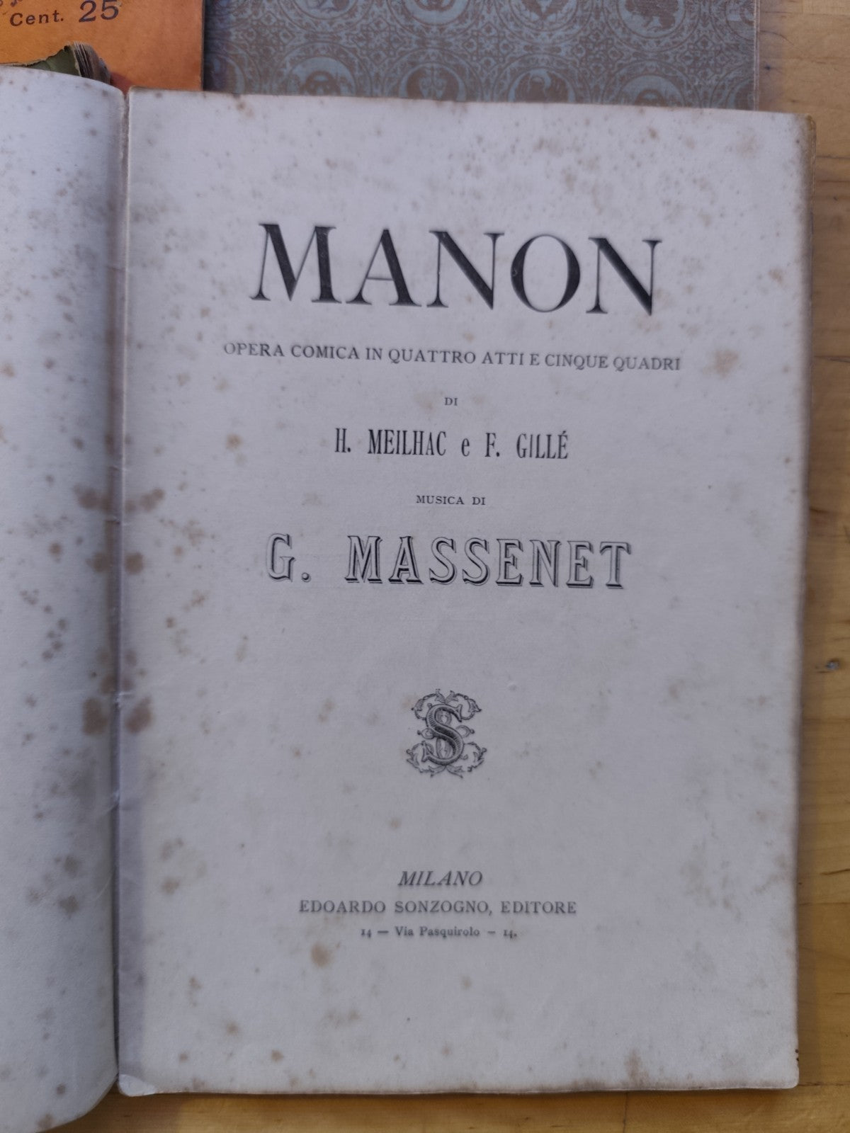G. Verdi, Puccini - Lirica tragedia opera dramma 8 voll. ed. Ricordi fine '800