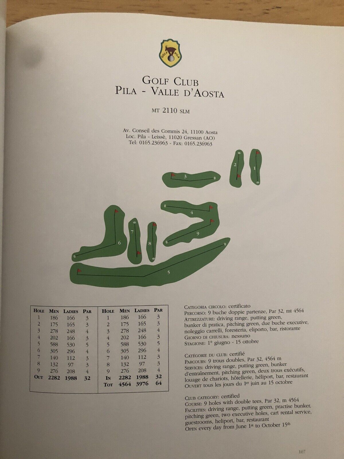 GOLF IN VALLE D'AOSTA - FRANCISCO DE SOUZA, MUSUMECI EDITORE 2003