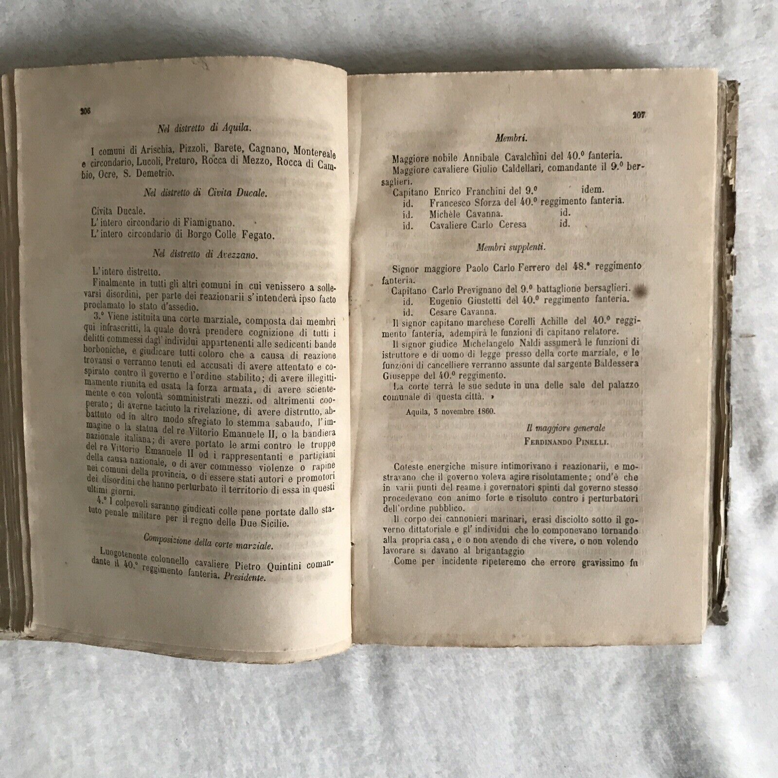 STORIA DELL'INSURREZIONE SICILIANA, Giovanni la Cecilia, Sanvito 1861 - Vol 2