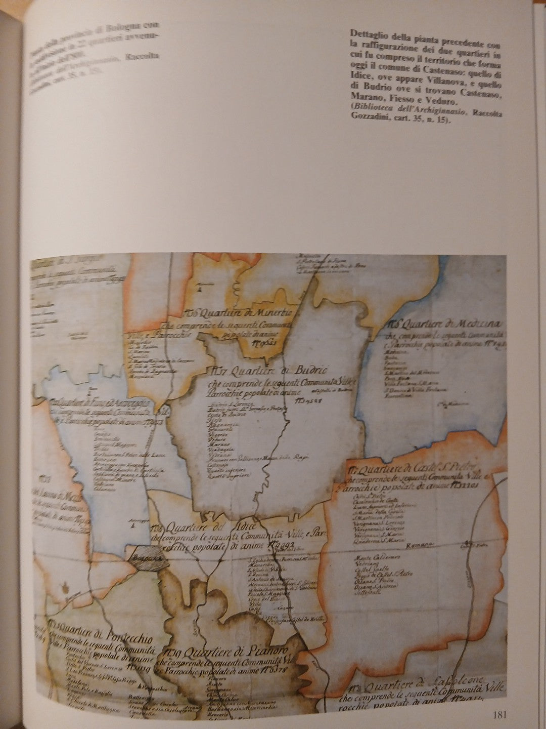 Castenaso la storia i luoghi le immagini, Luigi Parma edizioni 1984 G. Roversi