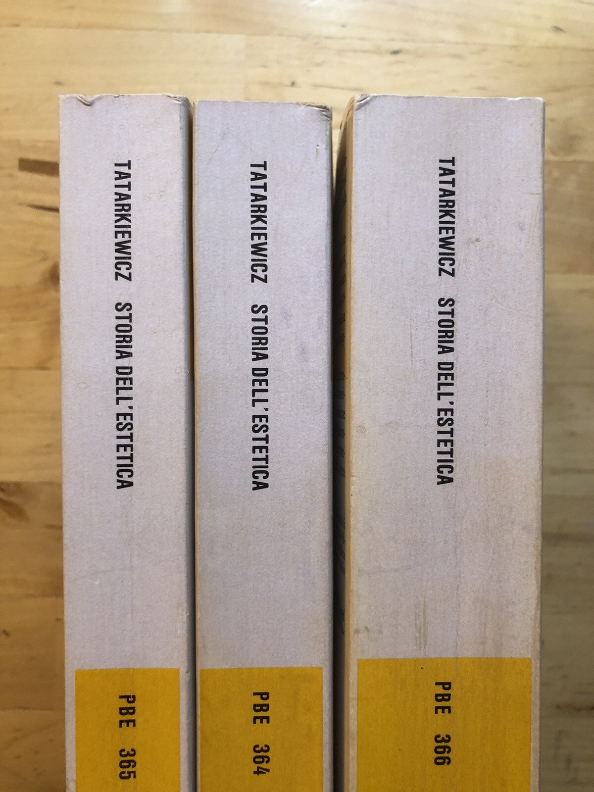 Storia dell'Estetica. W. Tatarkiewicz - 3 volumi.Piccola biblioteca Einaudi 1979