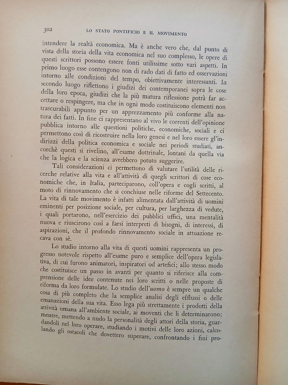 Lo Stato Pontificio e il movimento riformatore del settecento - Luigi Dal Pane