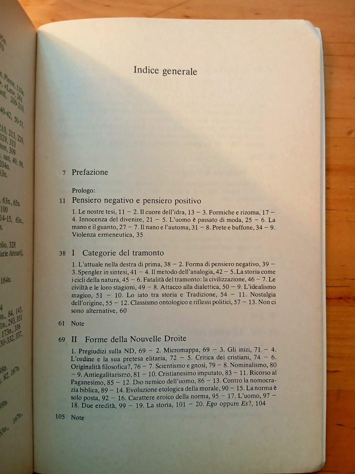 Il pensiero politico e la nuova destra - Italo Mancini, Mondadori 1983