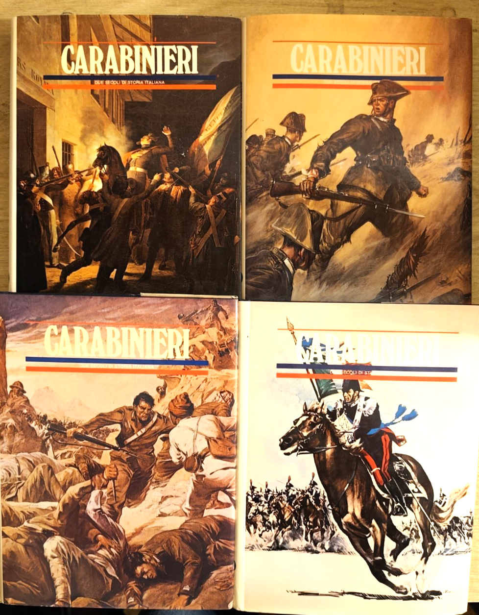 Carabinieri due secoli di storia Italiana - Giorgio Maiocchi 1980 - 4 voll.