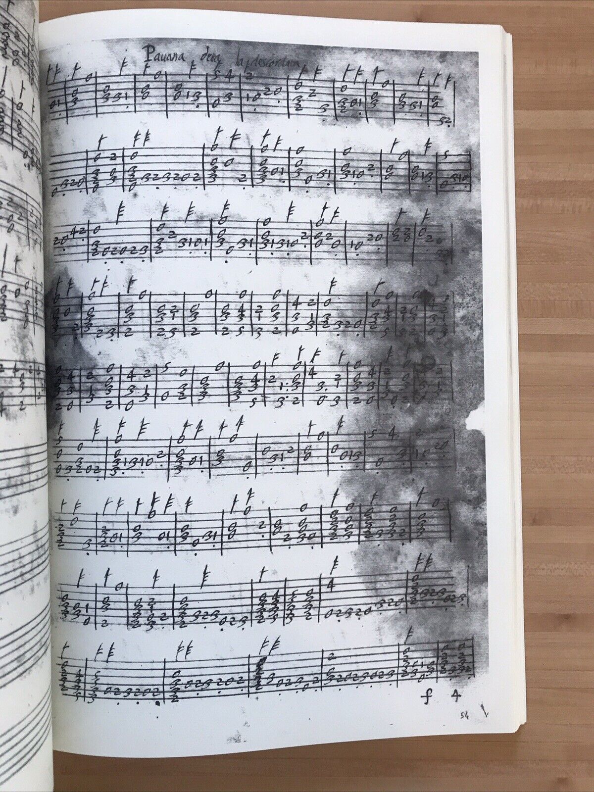 INTAVOLATURA MANOSCRITTA PER LIUTO,G. Pacolini, Castelfr. Veneto, F. Rossi Forni