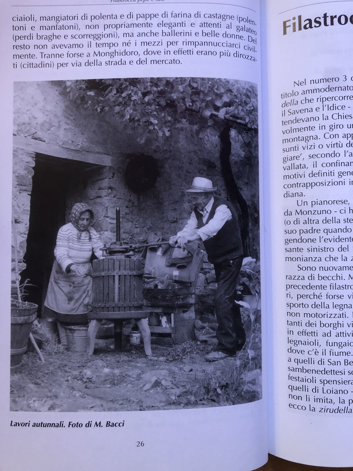 Foia Tonda detti e fatti della montagna d'un tempo A. Simoncini, Savena Setta. .