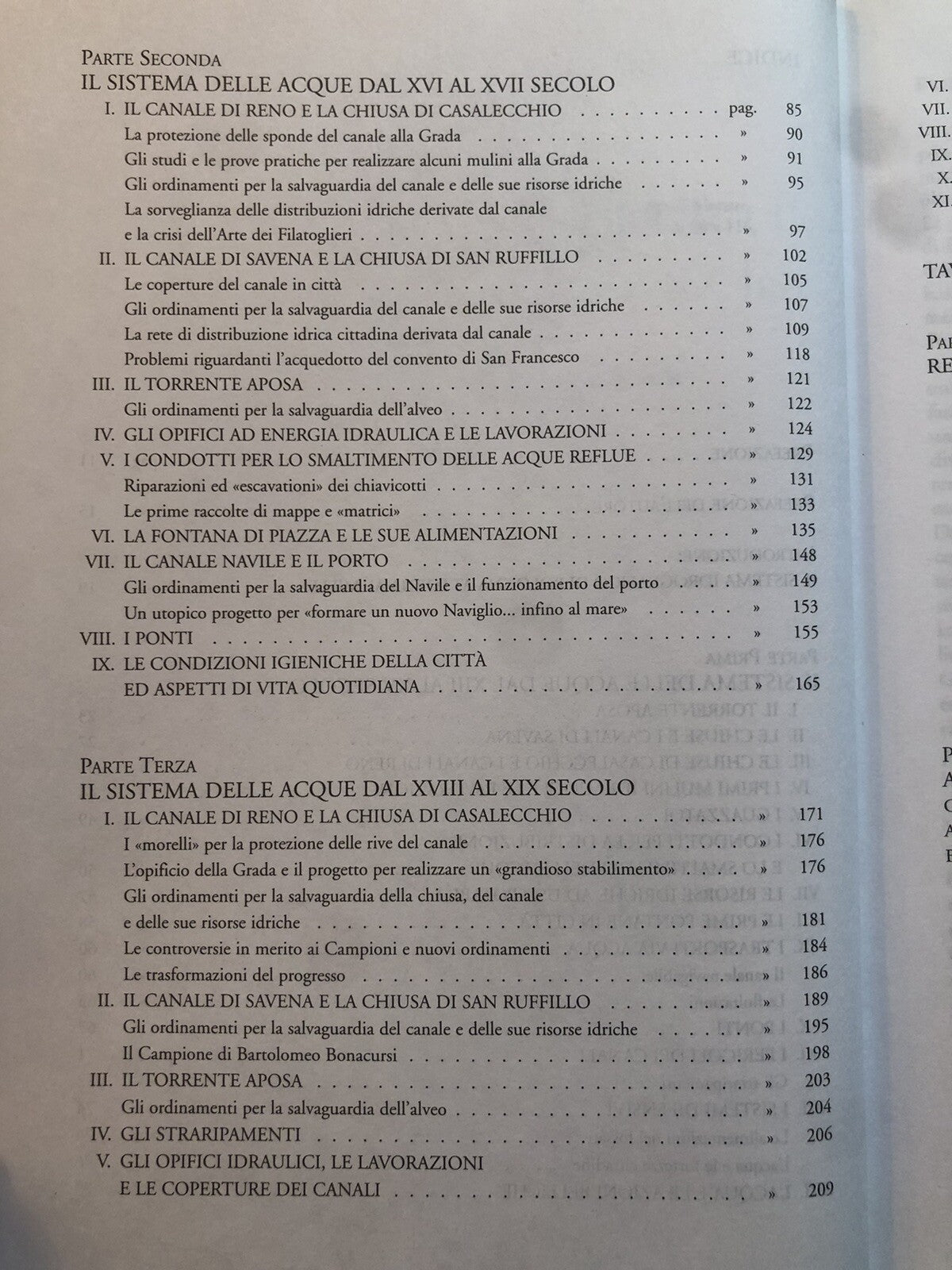 Il sistema delle acque a Bologna dal XIII al XIX secolo, Angelo Zanotti 2000