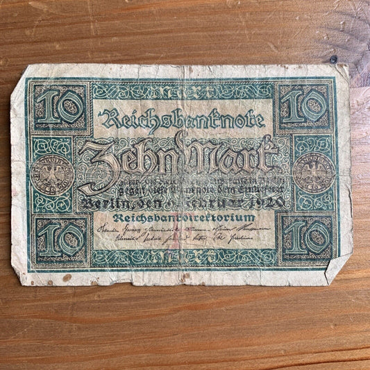 10 zehn mark - Germany 1920