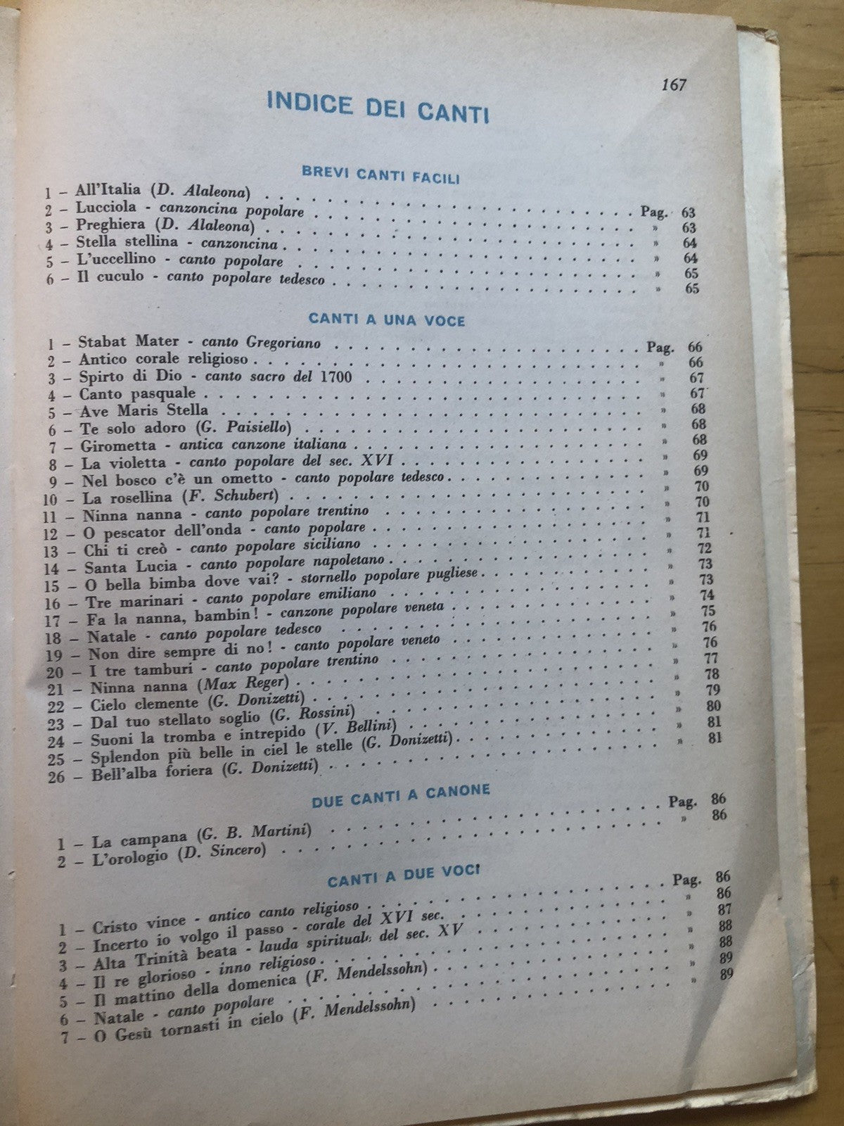 Educazione musicale con nozioni di storia della musica, R. Calamosca. Ponte Nuov