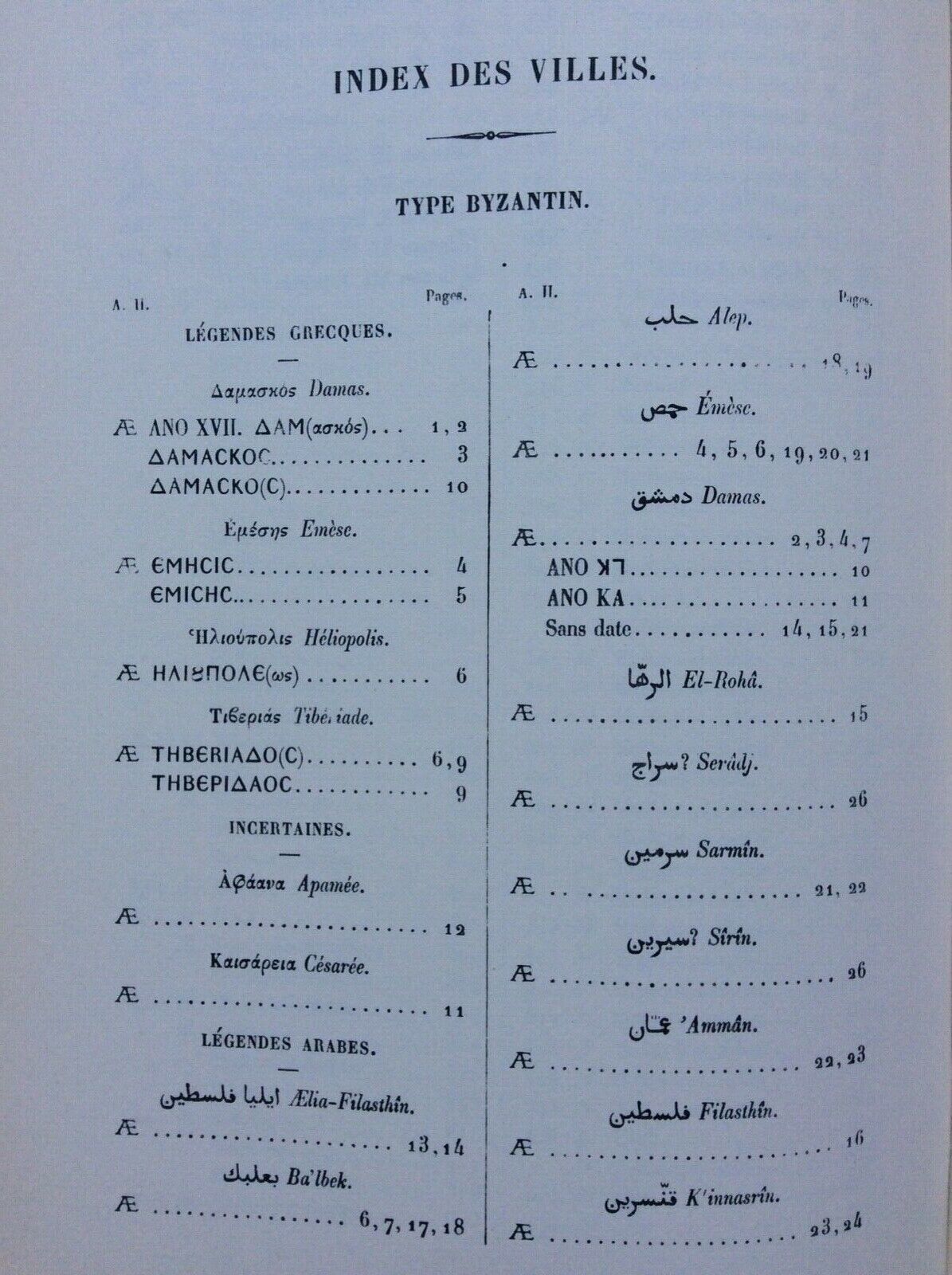 CATALOGUE DES MONNAIES MUSULMANES, H. LAVOIX, KHALIFES ORIENTAUX  FORNI RISTAMP
