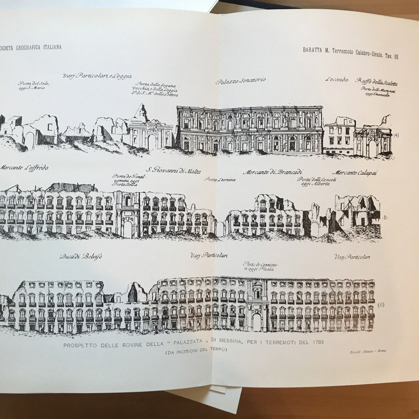 LA CATASTROFE SISMICA CALABRO MESSINESE, Mario Baratta - Arnaldo Forni + tavole#
