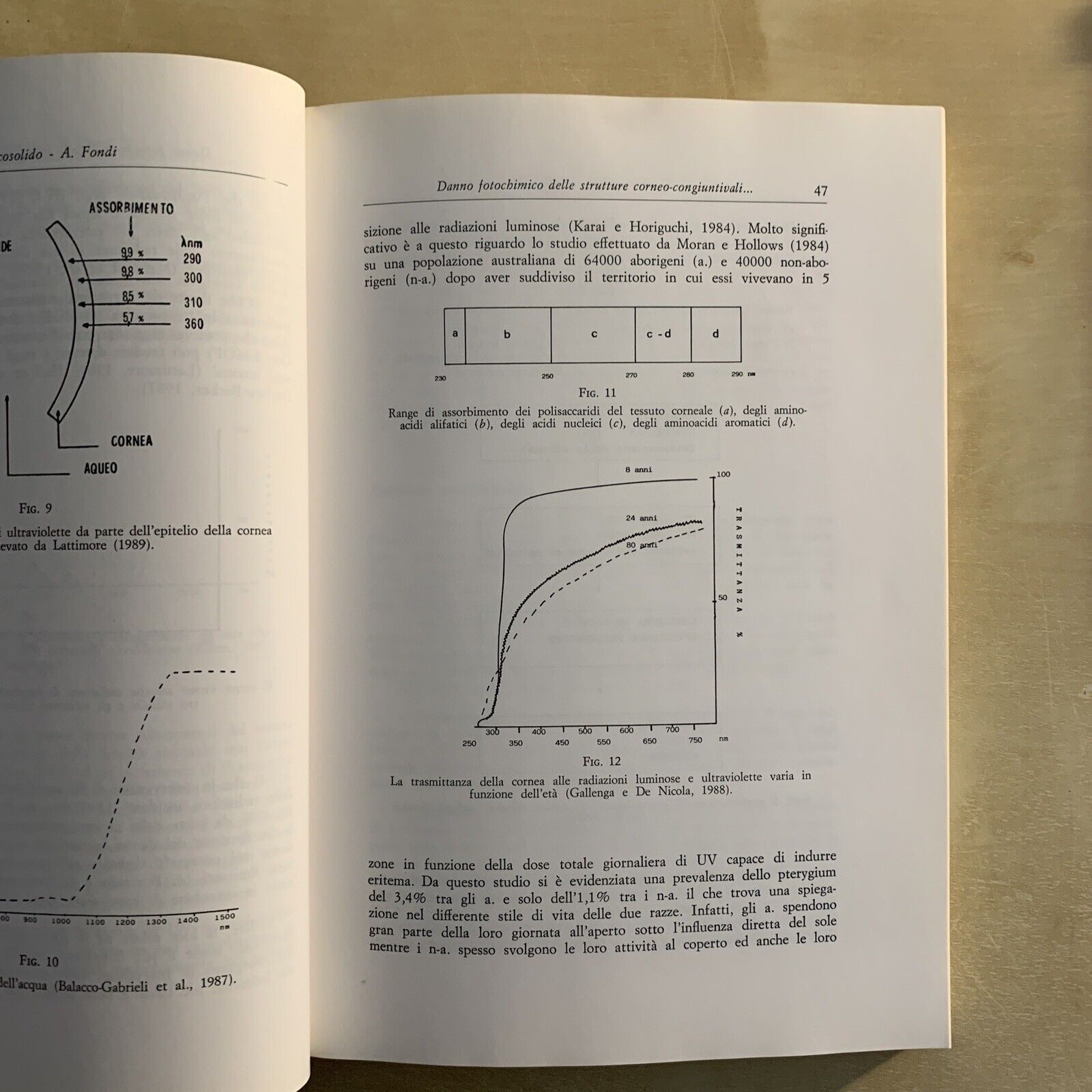 RADIAZIONI NON IONIZZANTI ED OCCHIO - Nicola Pescosolido, Baccini editore 1994 #