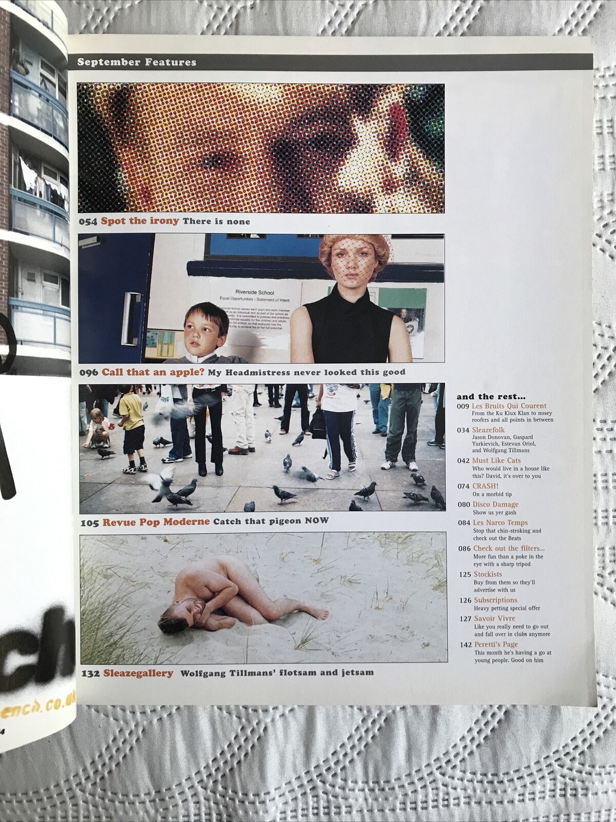SLEAZENATION SEP 2000 vol 3 issue 08 - WOLFGANG TILLMANS 