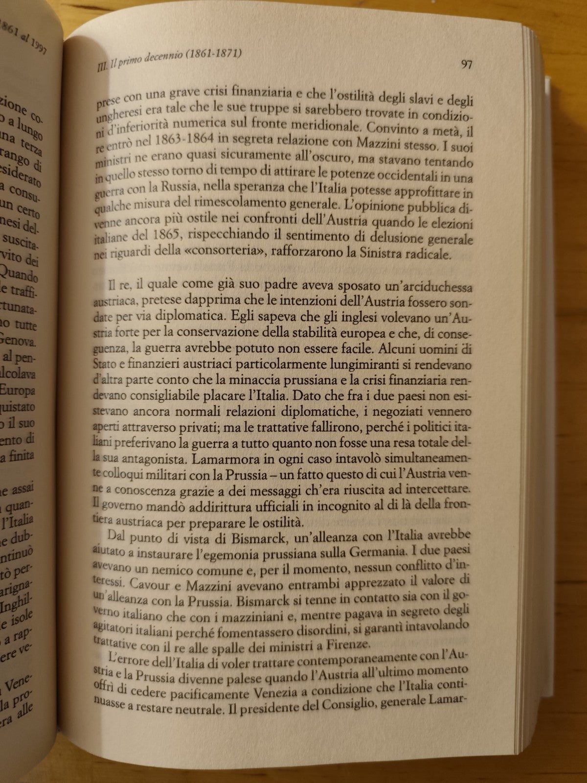 Storia d'Italia dal 1861 al 1997, Denis Mack Smith, CDE su lic. Laterza 1997