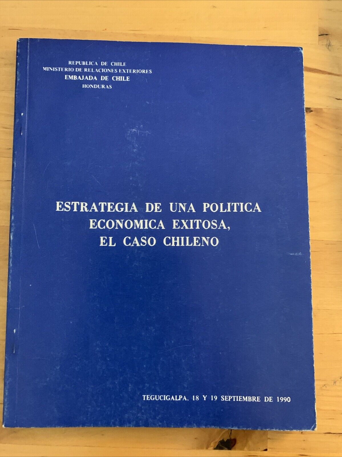 ESTRATEGIA DE UNA POLITICA ECONOMICA EXITOSA EL CASO CHILENO, EMBAJADA DE CHILE