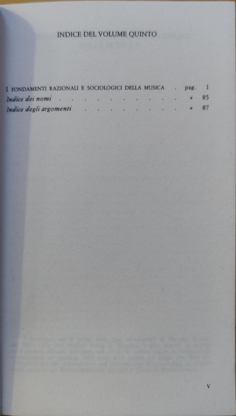 Weber Economia e società Classici della Sociologia vol. 5 Ed. di Comunità 1980