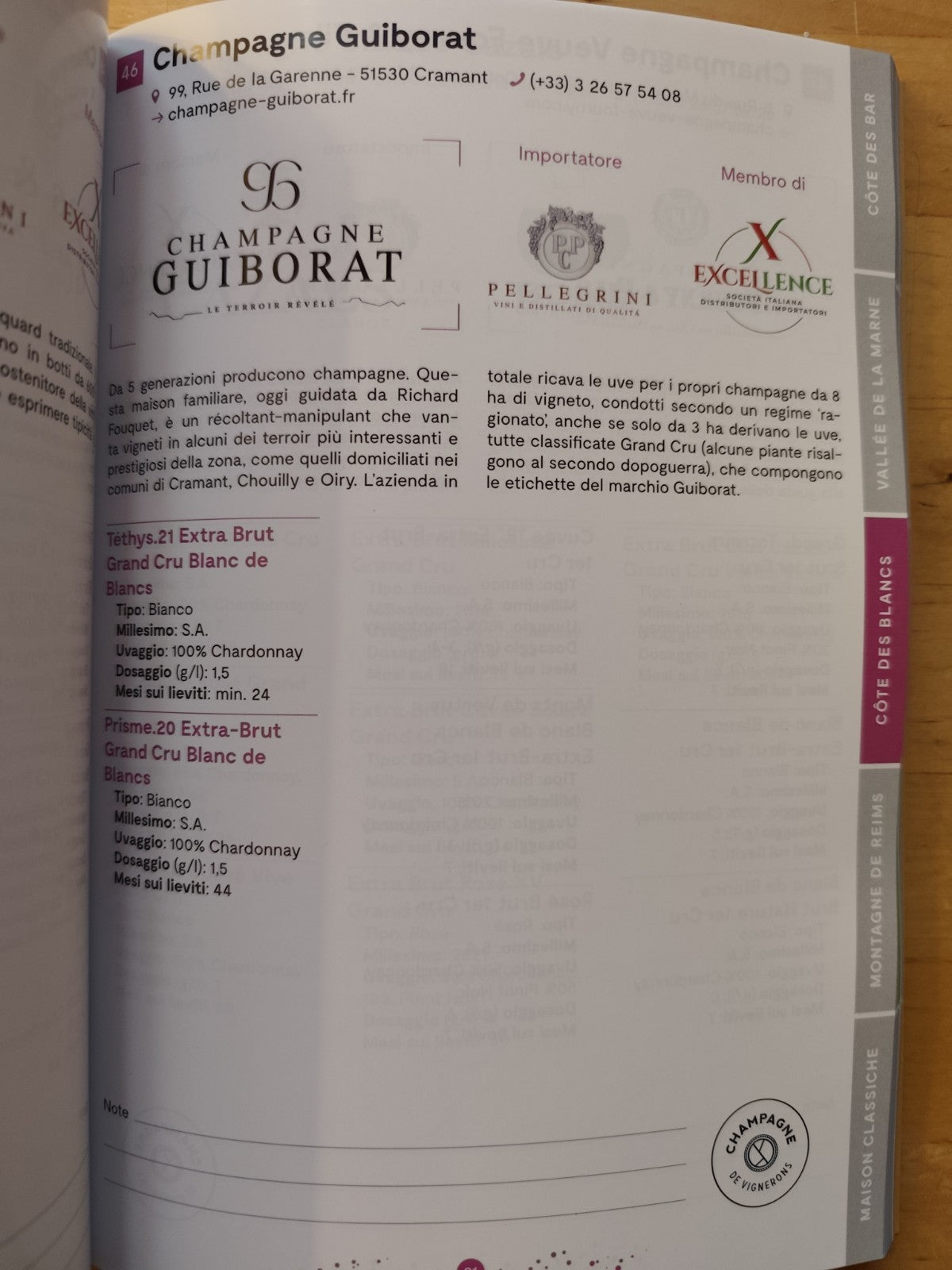 Champagne Experience 2025 Bologna, Catalogo ufficiale