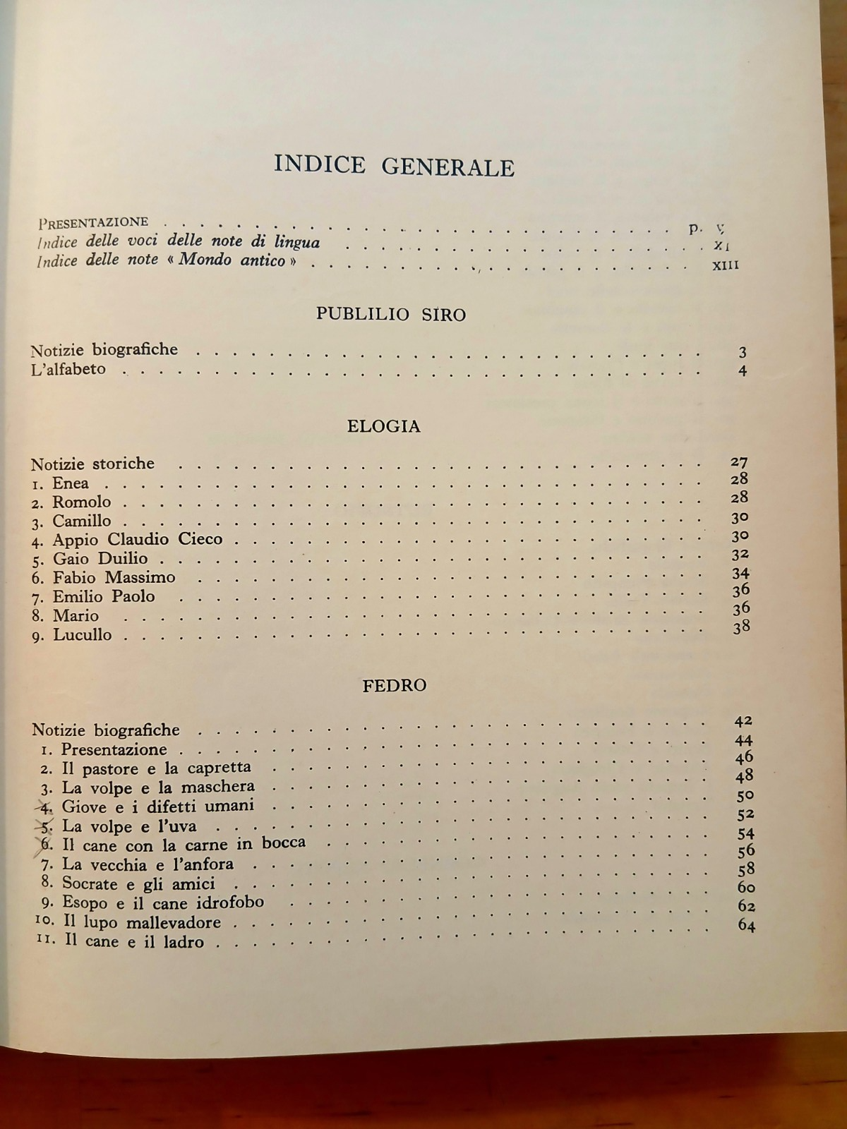 Flavus Tiberis - esercizi antologia prosa e poesia sintassi scuola media 1967