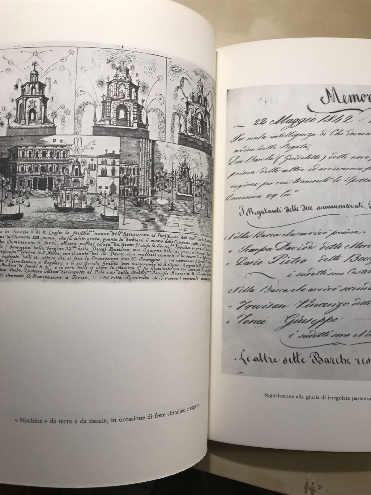 VENEZIA La Regata in Canal Grande, Composizione poetica in dialetto veneziano