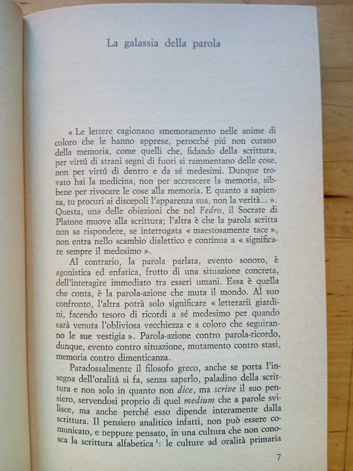Oralità e scrittura. Le tecnologia della parola - Walter J. Ong - Il Mulino 1986