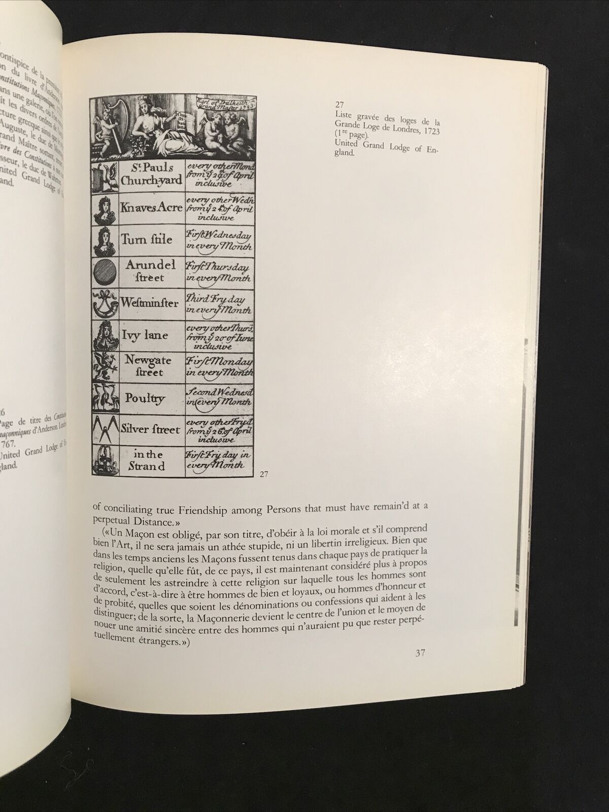 HISTOIRE GÉNÉRALE DE LA FRANC-MAÇONNERIE, Paul Naudon, Office du Livre 1987