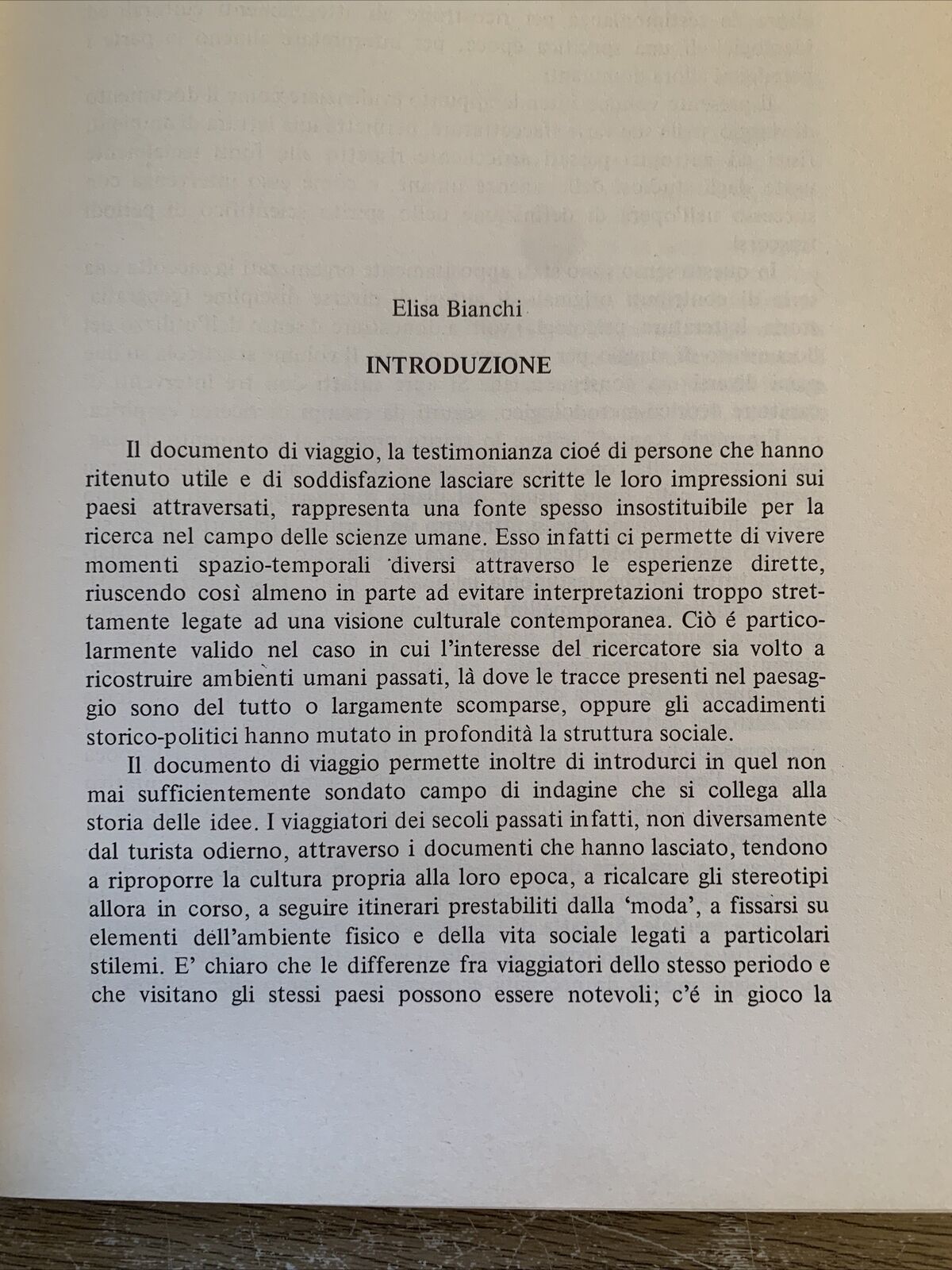 GEOGRAFIE PRIVATE resoconti di viaggio come lettura del territorio. E. Bianchi