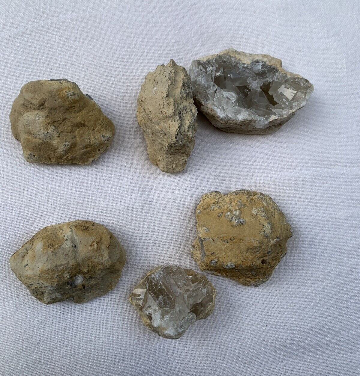 Minerali Geode Celestina Marocco - Celestite Geode, Minerals Crystals, 6 pcs.