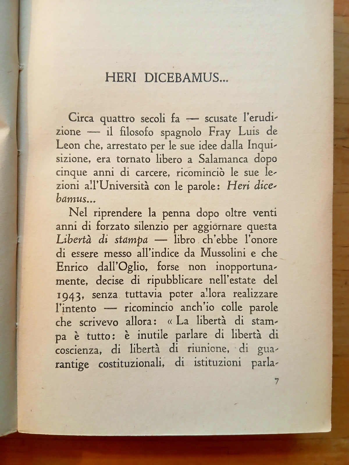 Libertà di stampa - Mario Borsa - Dall'Oglio editore 1945