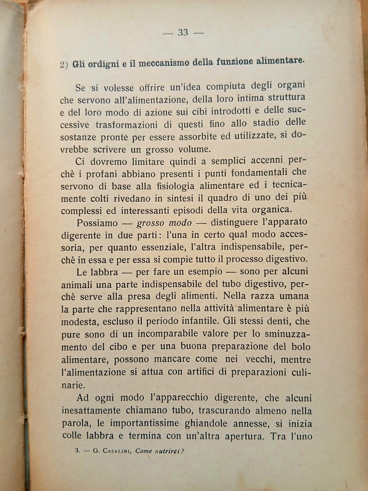 Come nutrirci? Regole dietetiche per sani...Dott. Giulio Casalini, Casanova ed.