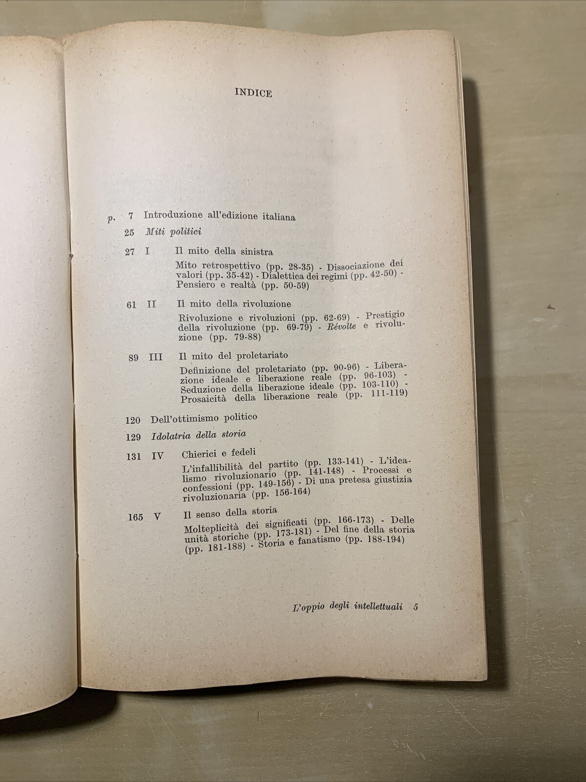 L'OPPIO DEGLI INTELLETTUALI - Raymond Aron, Cappelli editore 1958 #