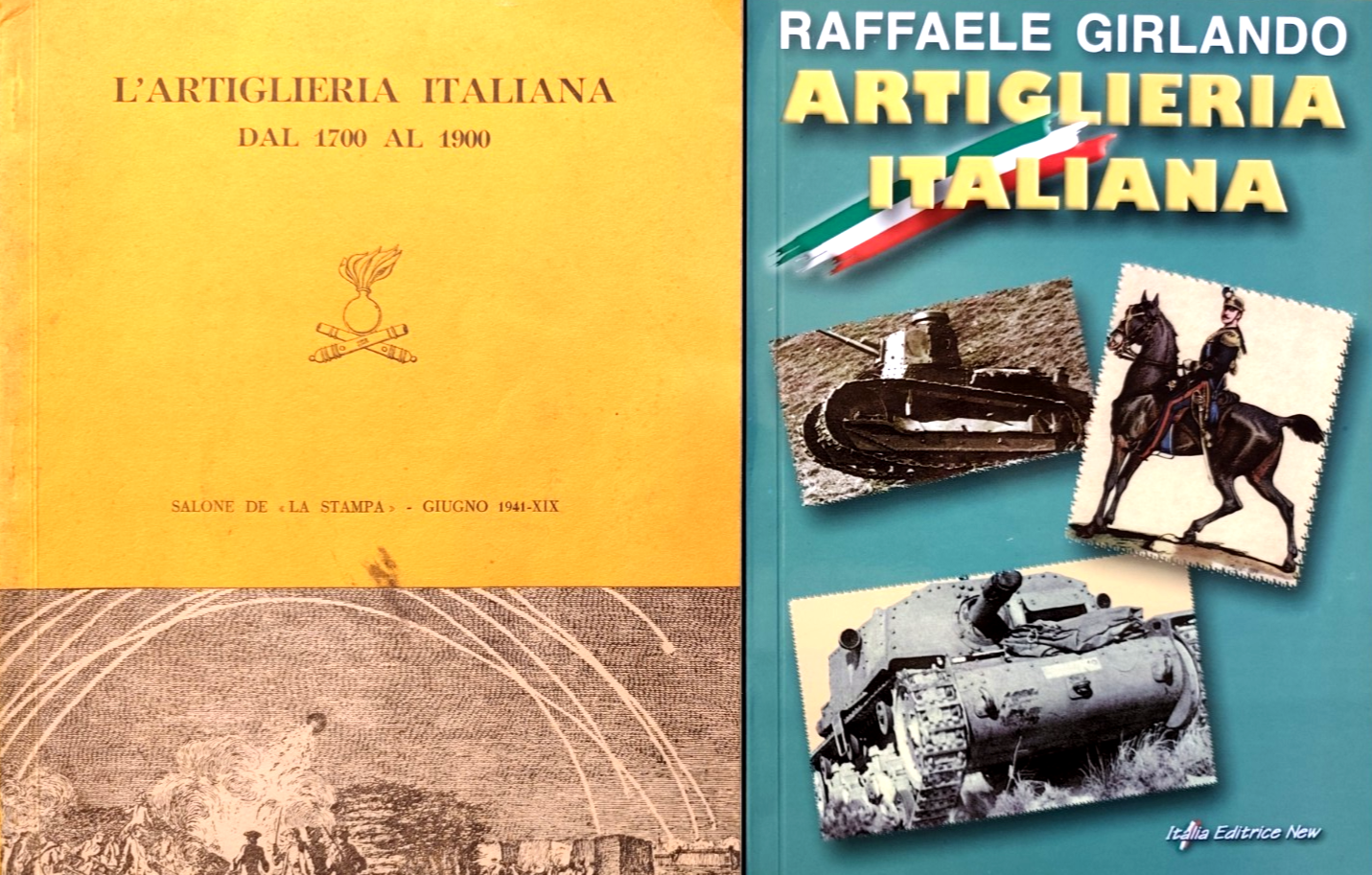 Artiglieria Italiana - Raffaele Girlando, L'artiglieria Italiana dal 1700 - 1900