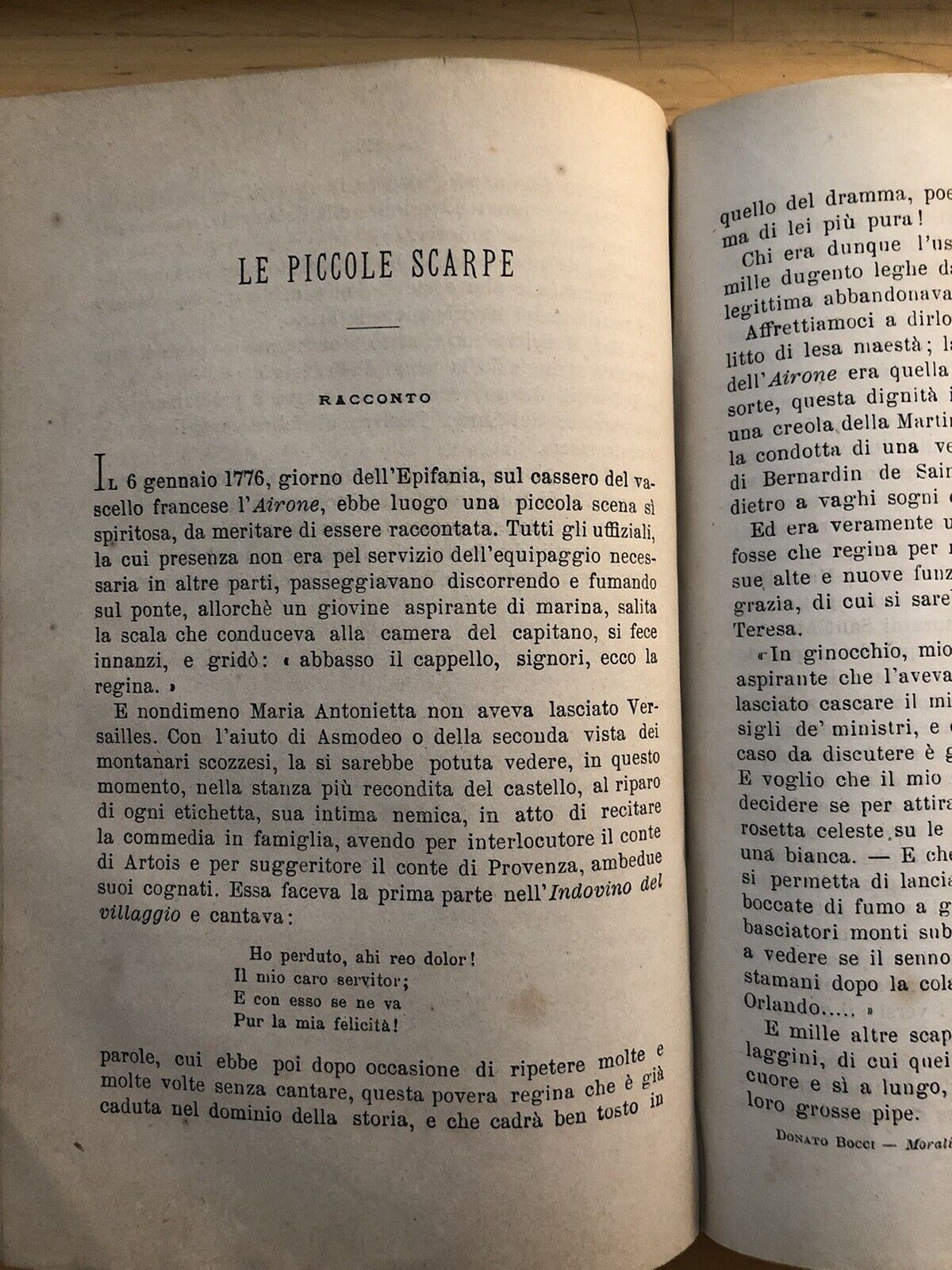 BOCCI DONATO - Moralità e ricreazione - Novelle Cronache Leggende  1877