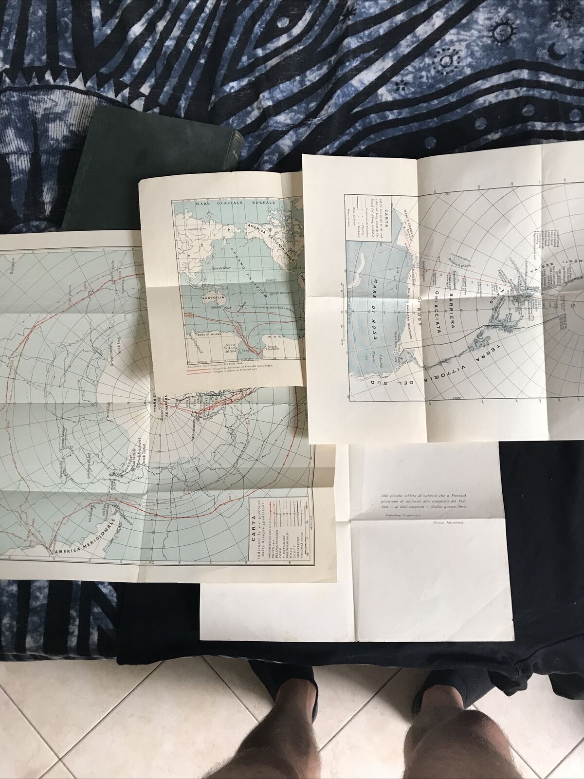 La conquista del polo sud, Roald Amundsen, F.lli Treves Edit. 1913 VOLUME PRIMO