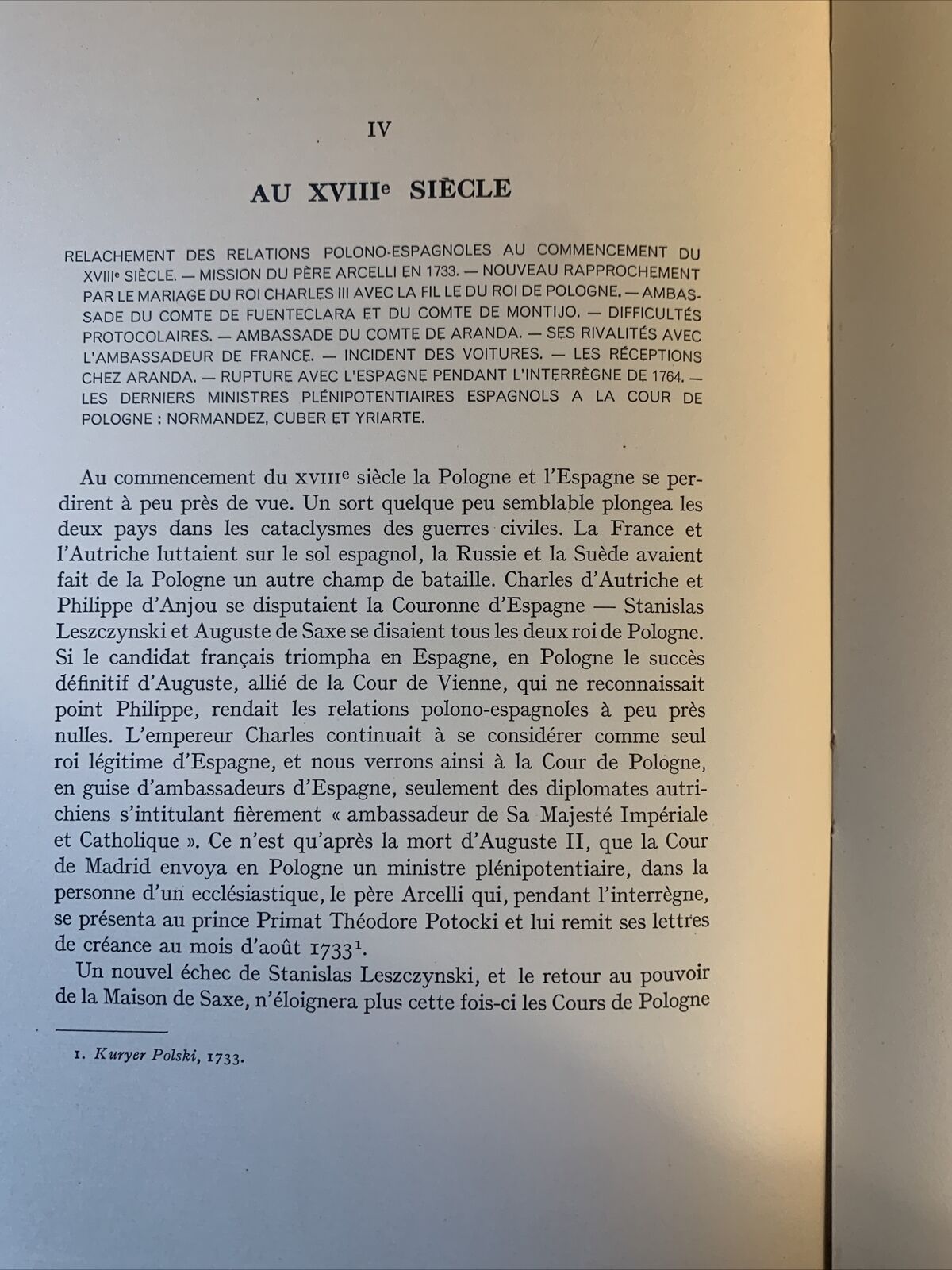 Diplomatie et protocole a la cour de Pologne, Renaud Przezdziecki. 1937
