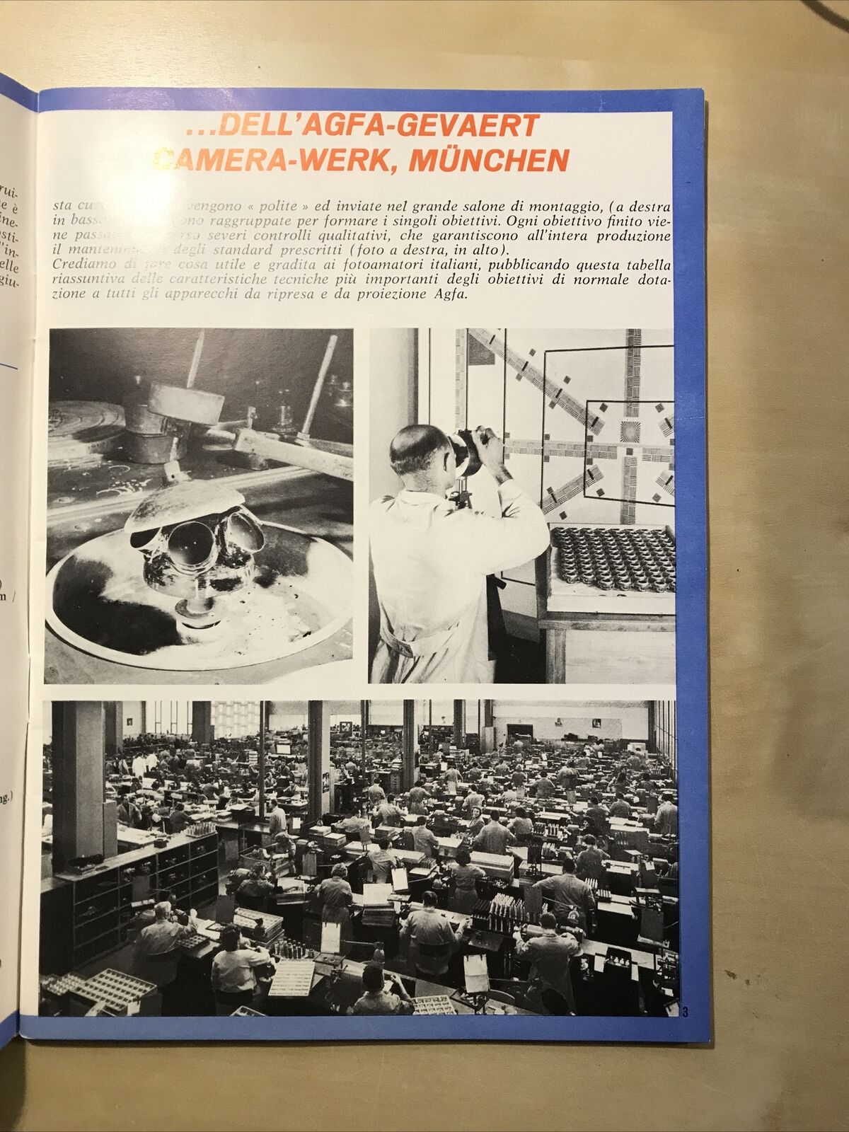 AGFA catalogo 1965 - FOTOGRAFIA