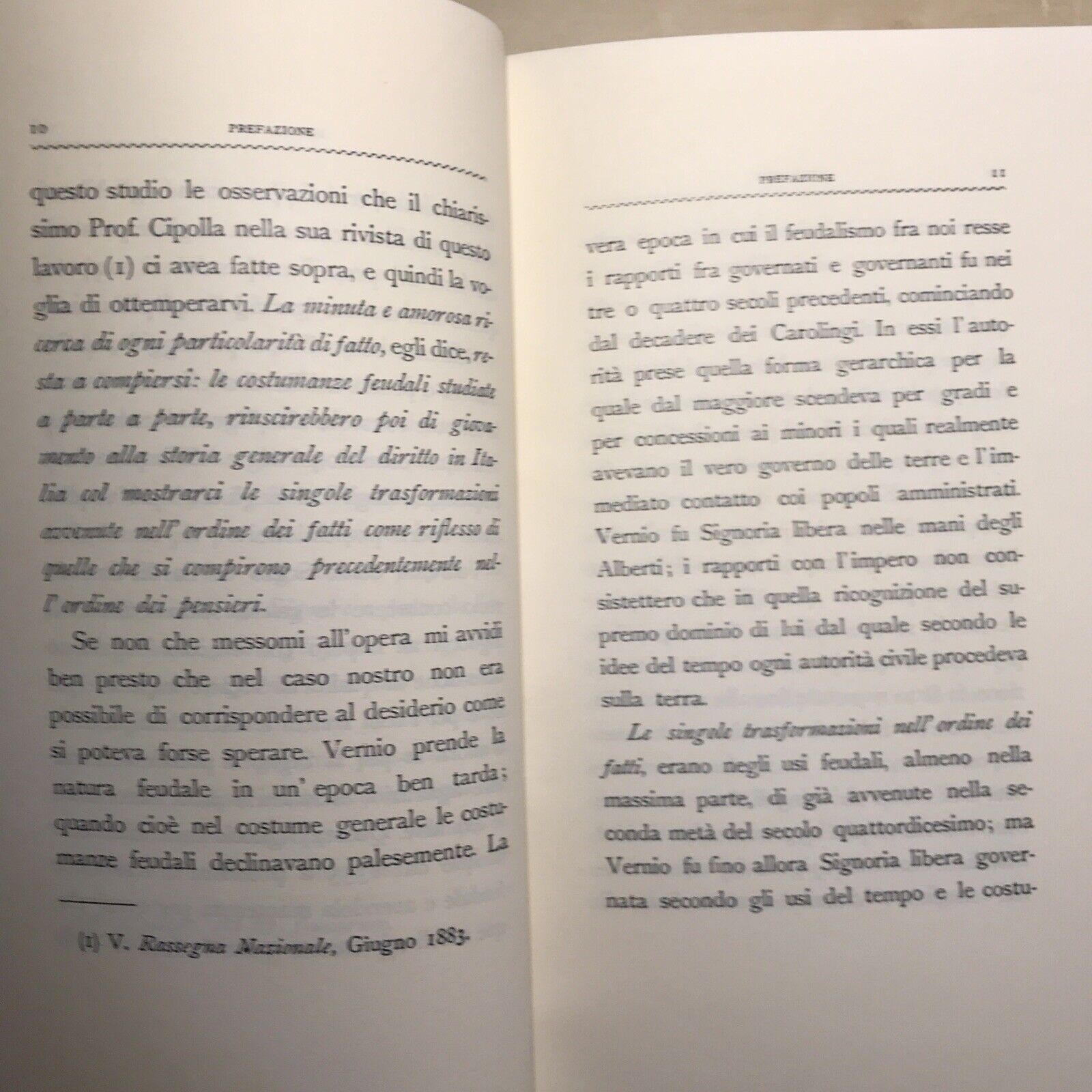 PRATO STORIA Signoria Conti Alberti su Vernio /Vernio vita e morte di A. Forni #
