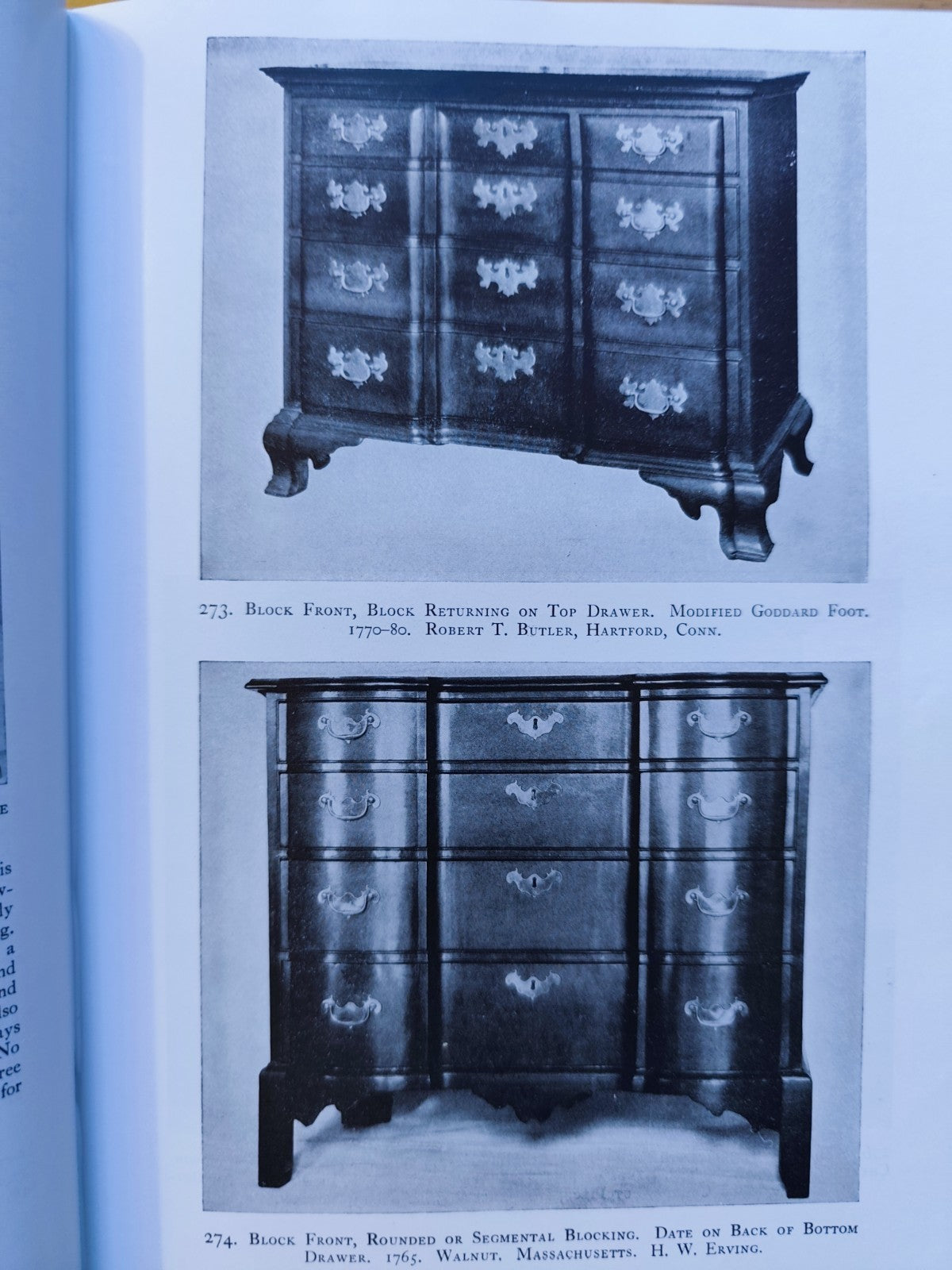 Furniture Treasury (Mobilio arredamento) Macmillan 1961, Wallace Nutting